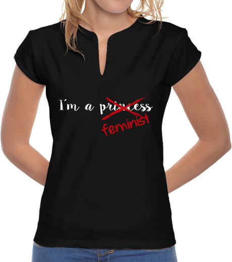 Image of Women, mandarin collar, black