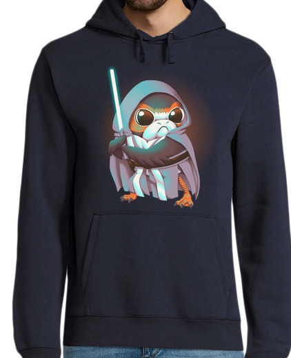 Sweat-shirt À Capuche Pour Homme le dernier porg - maître jedi, force