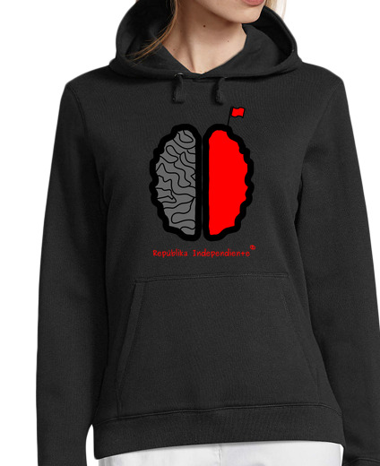 Sweat-shirt À Capuche Pour Femme cerveau indépendant