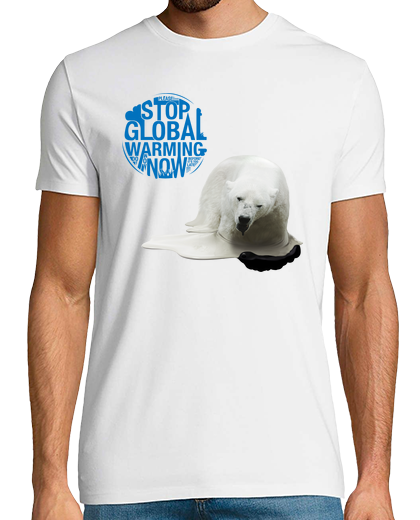 Image of Stop Global Warming Now - Polar Bear