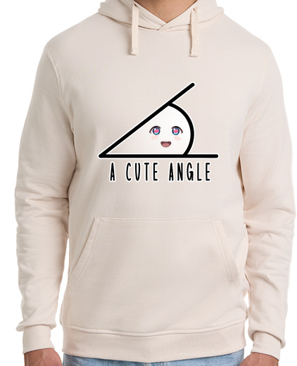 Image of men's sweatshirt humor mathematics at a cute angle