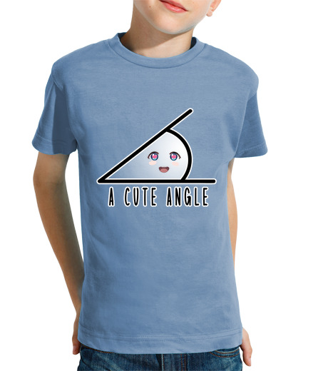 Tee Shirt Pour Enfant Manche Courte t-shirt enfant humour mathématiques sous un angle mignon