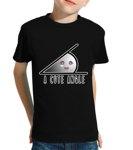 Tee Shirt Pour Enfant Manche Courte t-shirt enfant humour mathématiques sous un angle mignon