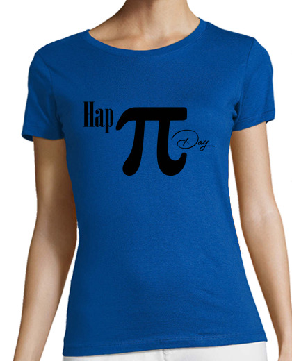 Image of sport t shirt girl happy day number pi humor mathematics