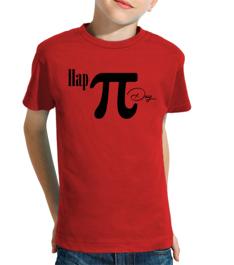 Tee Shirt Pour Enfant Manche Courte t-shirt enfant bonne day numéro pi humour mathématiques