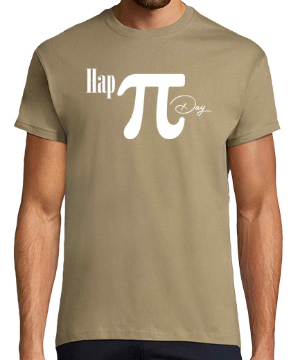 Tee Shirt Homme Manche Courte t-shirt homme happy pi day numéro humour mathématiques