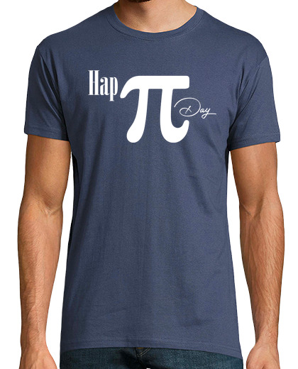 Tee Shirt Homme Manche Courte t-shirt homme happy pi day numéro humour mathématiques