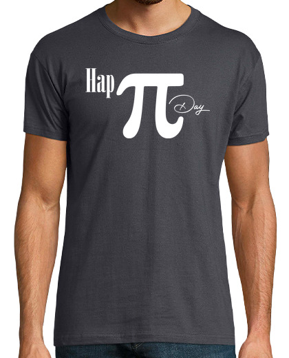 Tee Shirt Homme Manche Courte t-shirt homme happy pi day numéro humour mathématiques