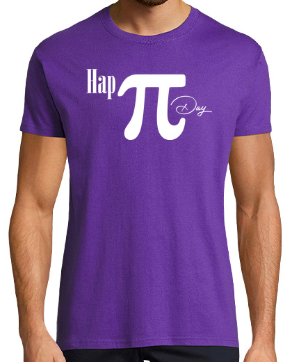 Tee Shirt Homme Manche Courte t-shirt homme happy pi day numéro humour mathématiques