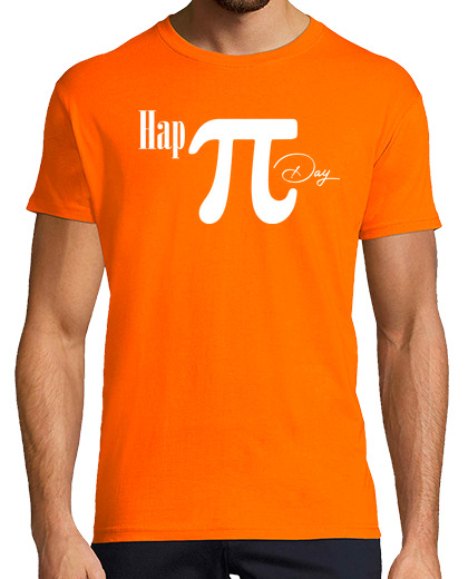 Tee Shirt Homme Manche Courte t-shirt homme happy pi day numéro humour mathématiques