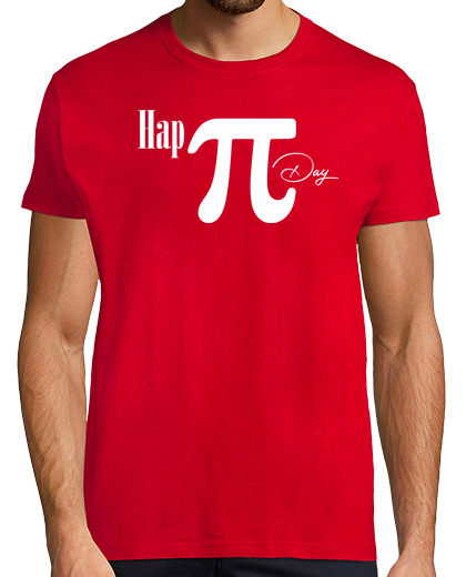 Tee Shirt Homme Manche Courte t-shirt homme happy pi day numéro humour mathématiques