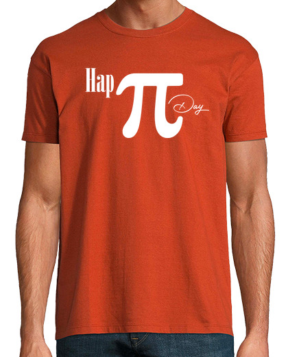 Tee Shirt Homme Manche Courte t-shirt homme happy pi day numéro humour mathématiques