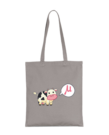 Image of bag cow mu greek letter humor mathematics