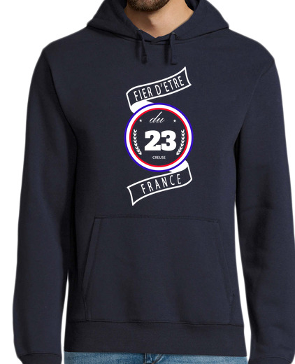 Sweat-shirt À Capuche Pour Homme Fier d'être du 23