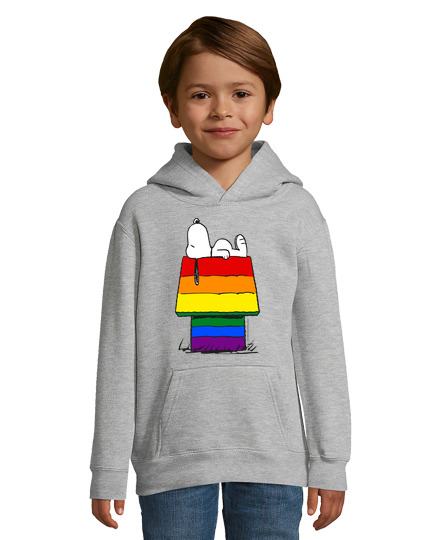 Sweat À Capuche Pour Enfant Snoopy pride