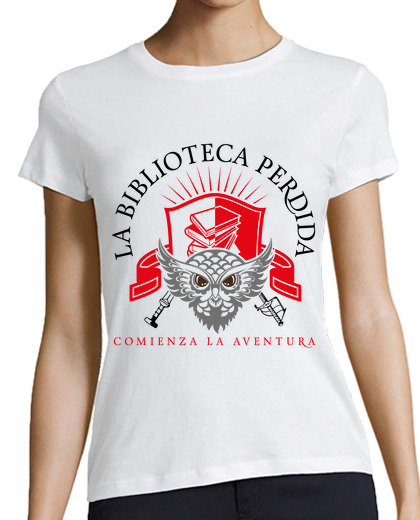 Image of lbp shirt - women, baseball style, white and red