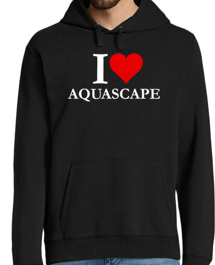 Sweat-shirt À Capuche Pour Homme s.h.n j'aime aquascape