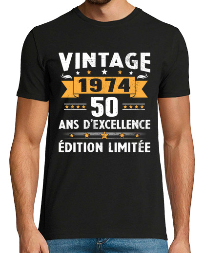 Image of 50 years 1974 vintage birthday gift