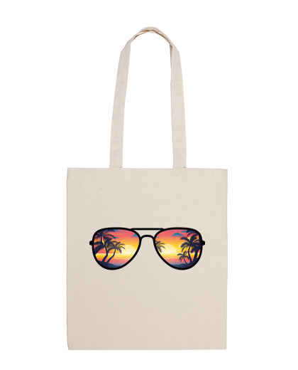 Image of beach sunset sunglasses student bag beaches to personalize