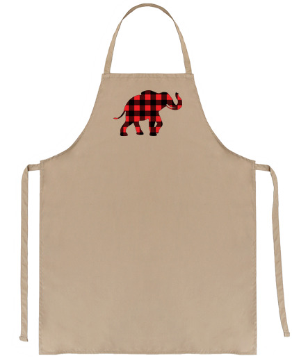 Image of elephant red tiles cowboy style kitchen seller bartender waiter to personalize