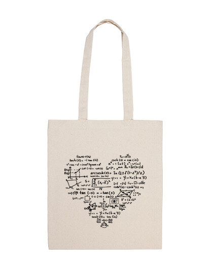 Image of mathematics teacher heart student bag diary planning e-reader tote best faculties