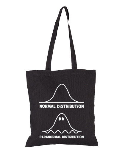 Image of statistics statistician gauss curve bag mathematician diary tote humor sarcasm