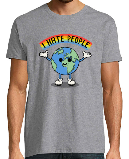 T-shirt uomo manica corta io hat people