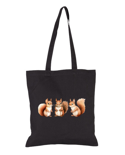 Image of red squirrel three cute squirrels student bag diary e-reader diseases to personalize tame how