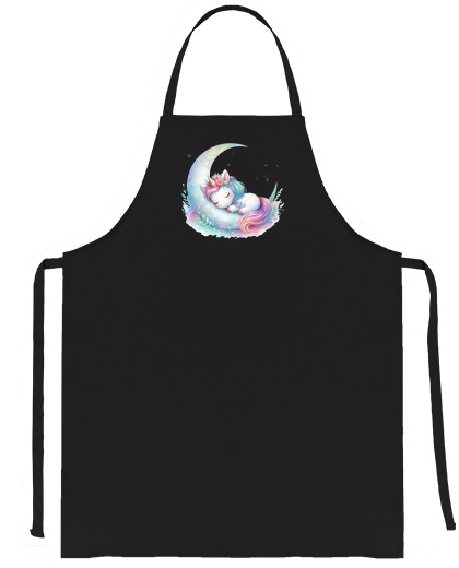 Image of unicorn who sleeps on the moon phases kitchen mom mother saleswoman