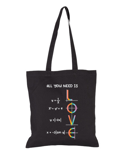 Image of mathematics student student teacher girl diary shopping tote