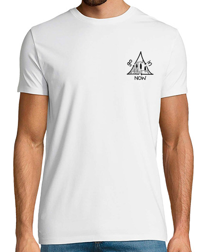 Image of hiking in the mountains logo fun pocket brand fashion