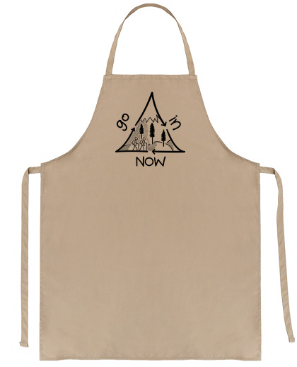 Image of hiking in the mountains fun logo gift idea kitchen picnic collector