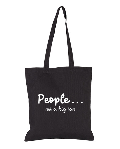 Image of people i'm not a fan people people student bag teen diary tote