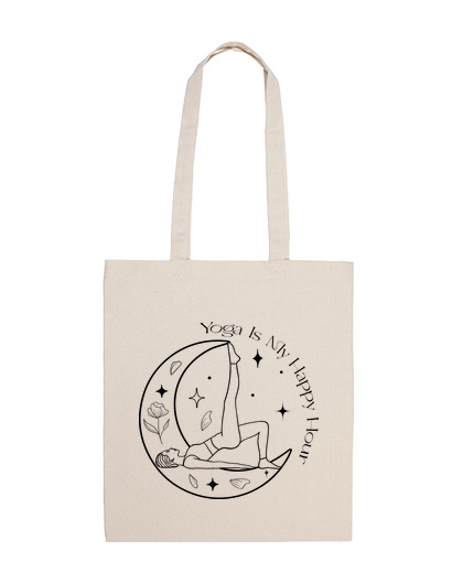 Image of yoga happy your self meditation teacher bag student agenda reservation e-reader tote