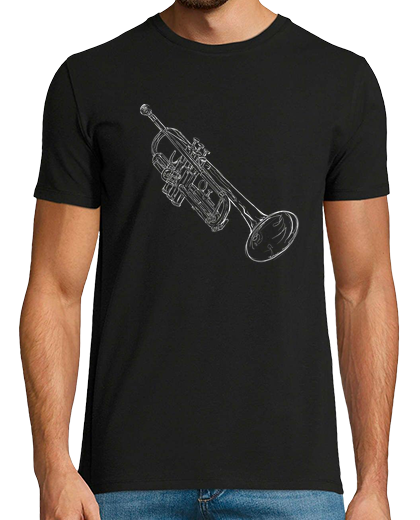 Image of Trumpet, musical instrument. Jazz. Musi