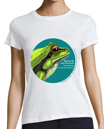 Tee Shirt Femme Classique Manches Courtes petite grenouille de San Antonio Payare