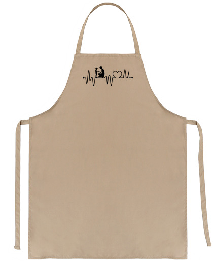 Image of father and son electrocardiogram heart kitchen chef best meal recipe artisan seller bartender