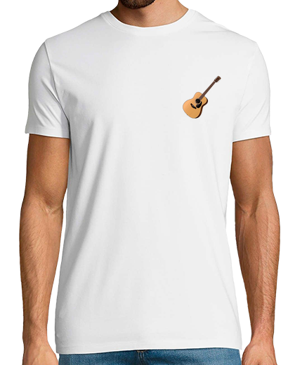 Image of mythical dry acoustic guitar logo pocket brand fashion