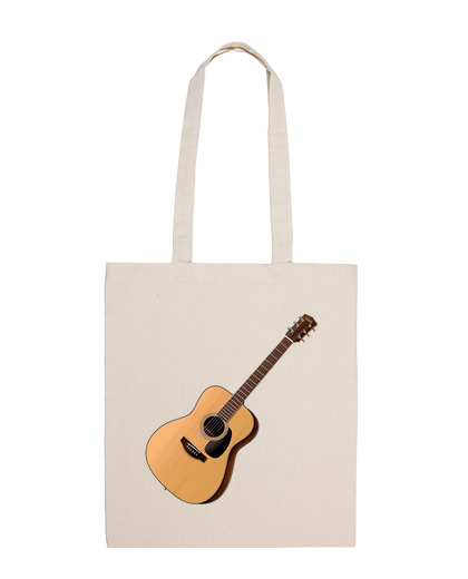 Image of mythical dry acoustic guitar student bag diary tablatures tote