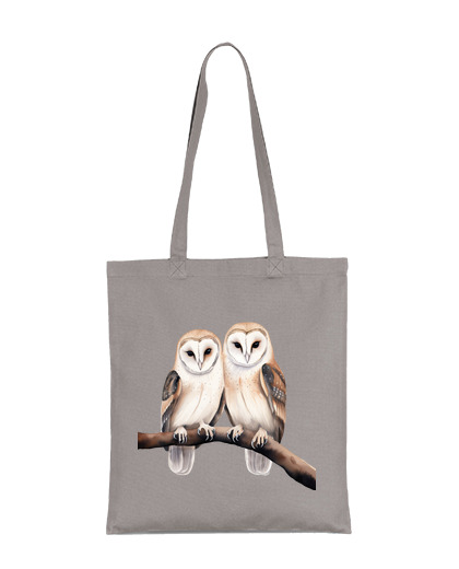 Image of barn owl barn owls nest bag student diary tote couple dad mom