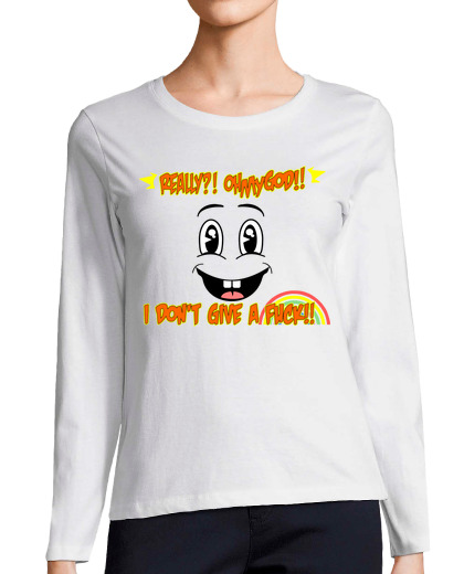 Image of Funny Sarcasm Smiling Face T-Shirt