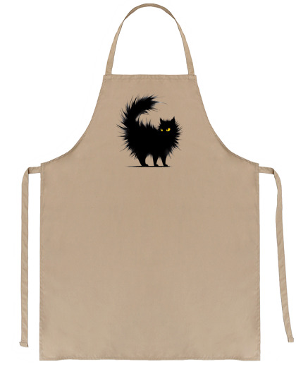 Image of disheveled black cat angry humor kitchen seller best recipe breeder crafts pet store