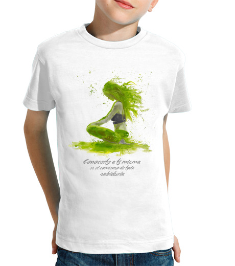 Tee Shirt Pour Enfant Manche Courte yoga se connaitre mvfc