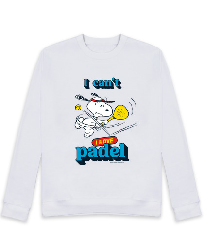 Sweat Unisexe I cant I have padel Snoopy v2