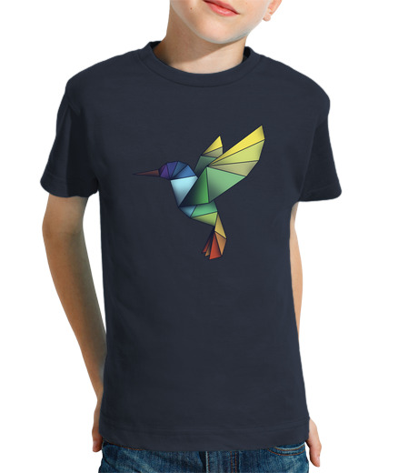 Tee Shirt Pour Enfant Manche Courte prisme colibri enfants