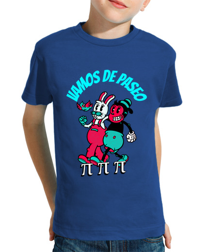 Tee Shirt Pour Enfant Manche Courte allons nous promener pi pi pi