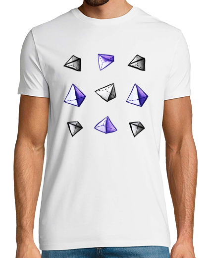 Image of Geometric Watercolor Pyramid Pattern