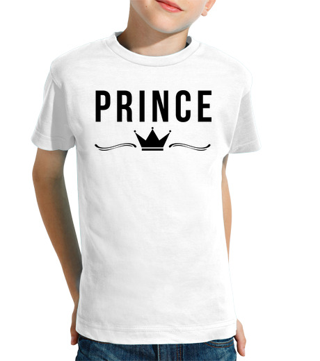 T-shirt bambino manica corta principe