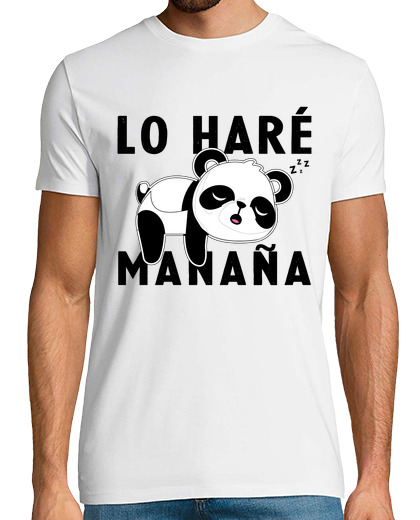 Image of I will do it tomorrow panda humor anima