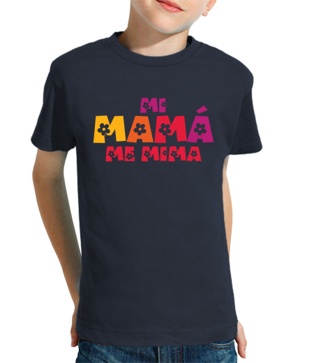 Tee Shirt Pour Enfant Manche Courte ma mère me chouchoute